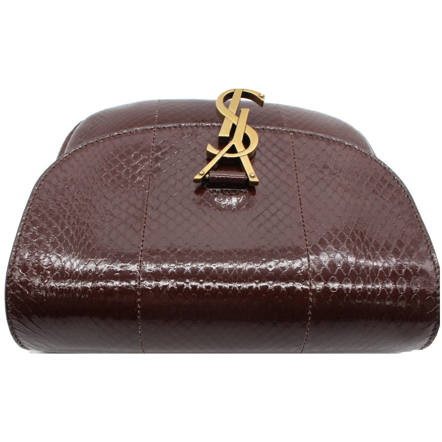 ysl red snakeskin bag