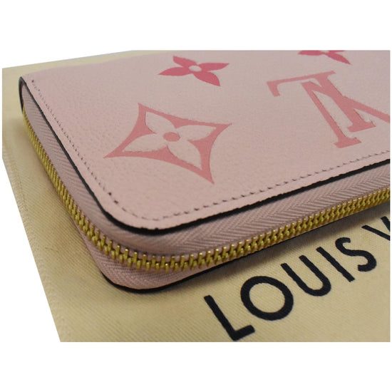 LOUIS VUITTON Empreinte Monogram By The Pool Zippy Wallet Rose Pink 