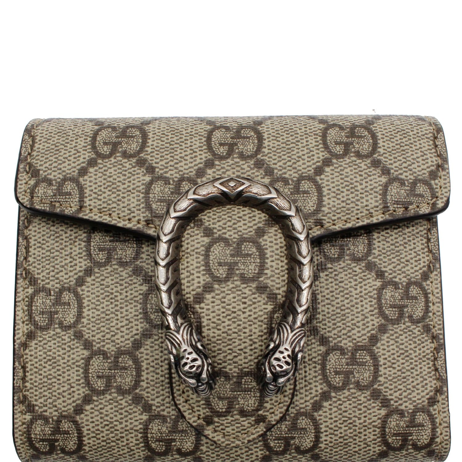 Gucci, Bags, New Gucci Gg Supreme Monogram Blooms Wallet On Chain Card  Case Key Zip Pouch