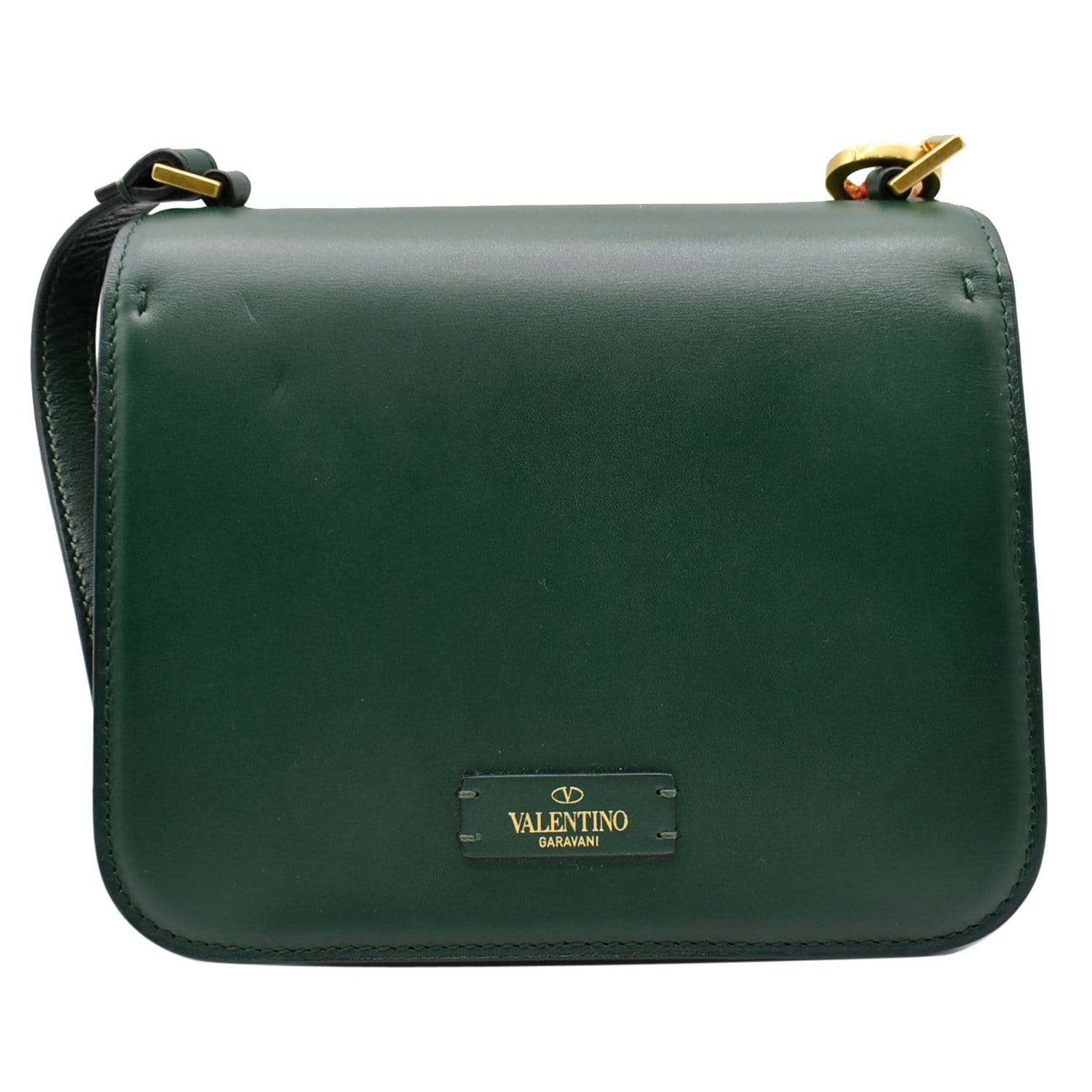 Leia vertraging breedtegraad VALENTINO Garavani VSling Small Smooth Leather Shoulder Bag Green