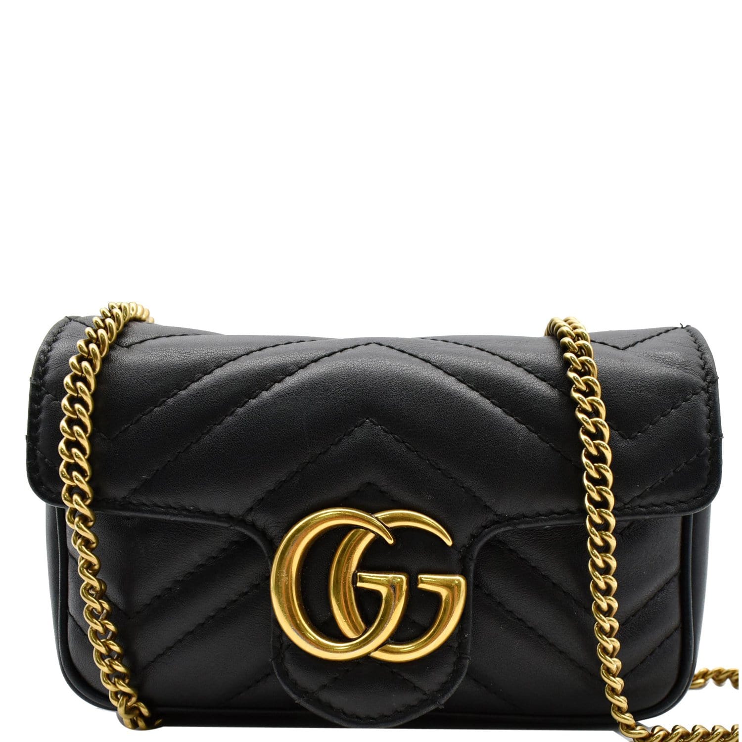 Gucci Super Mini GG Marmont Crossbody Bag - Farfetch
