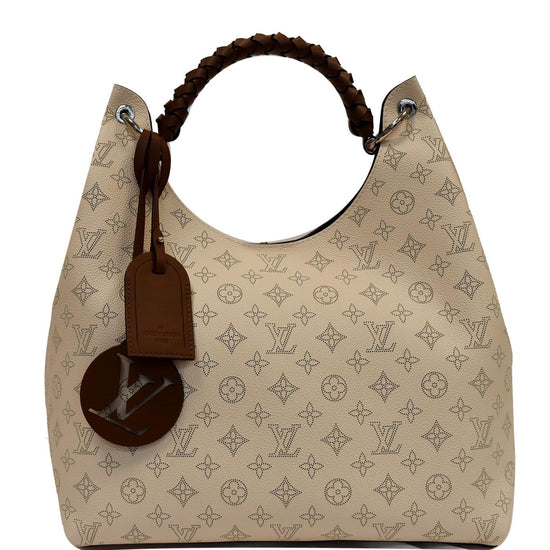 Louis Vuitton Monogram Mahina Carmel Hobo — Otra Vez Couture Consignment