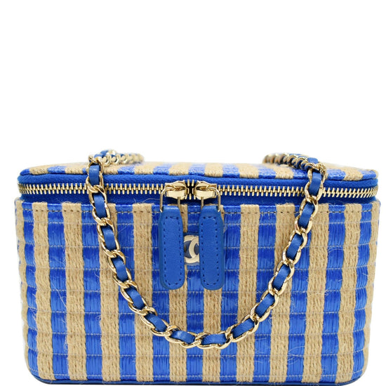 Chanel Raffia Jute Striped Belt Bag – Fancy Lux