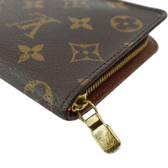 Zippy cloth wallet Louis Vuitton Brown in Cloth - 24978511