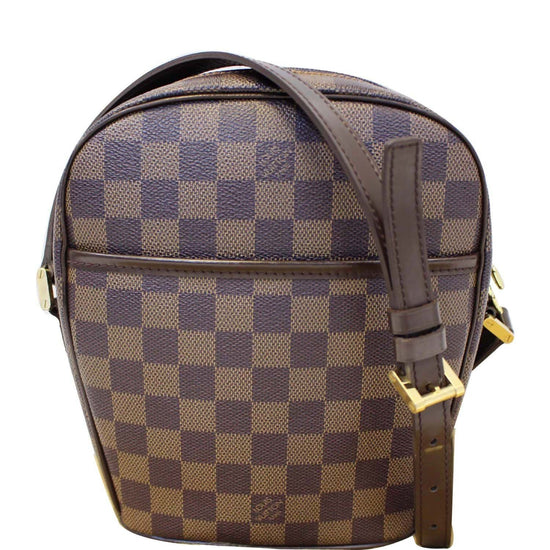 Ipanema cloth handbag Louis Vuitton Brown in Cloth - 35736610