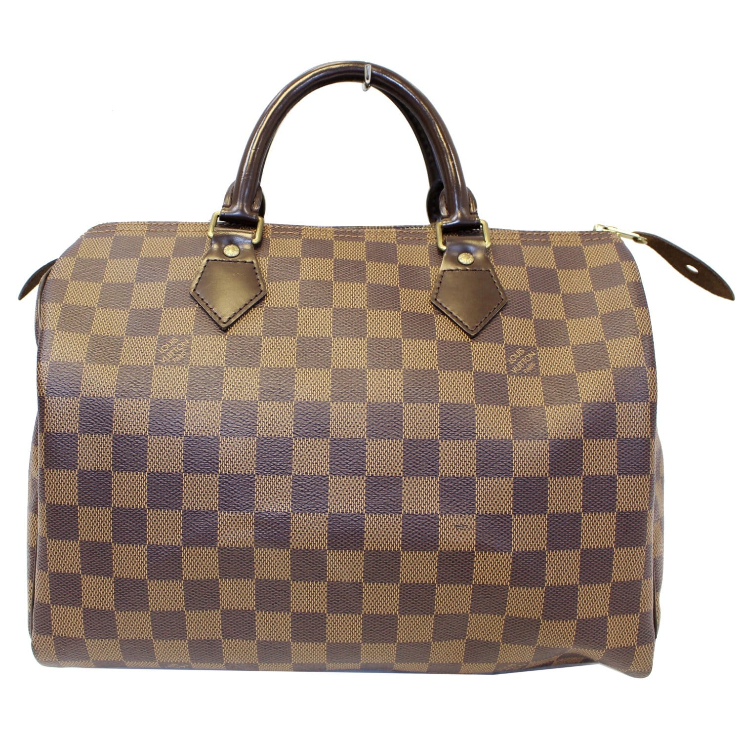 LOUIS VUITTON Speedy 30 Damier Ebene Satchel Handbag-US