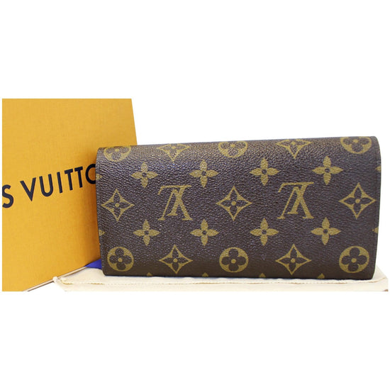 Louis Vuitton Emilie Wallet Monogram Fuchsia in Coated Canvas with  Gold-tone - US