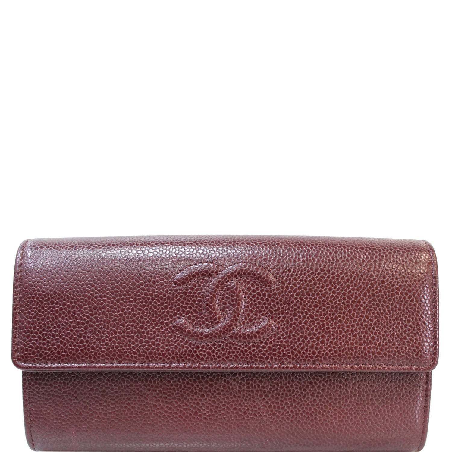 Chanel Timeless CC Large Gusset Flap Caviar Wallet