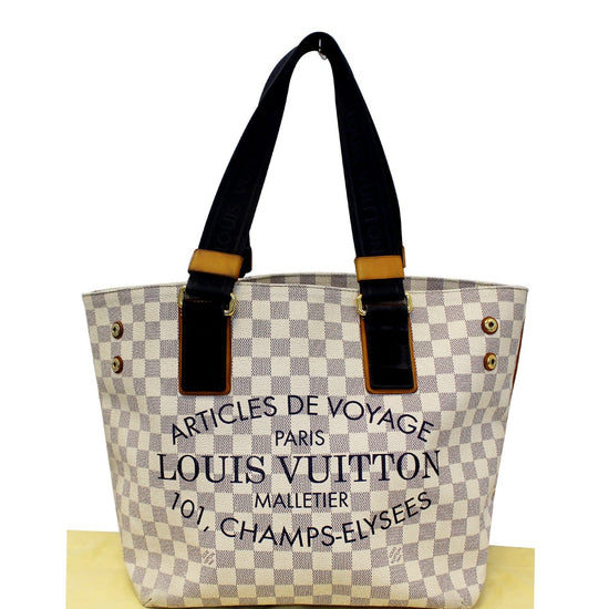 L*V Damier Azur Cabas Adventure PM Bag (Pre-Owned) – ZAK BAGS ©️