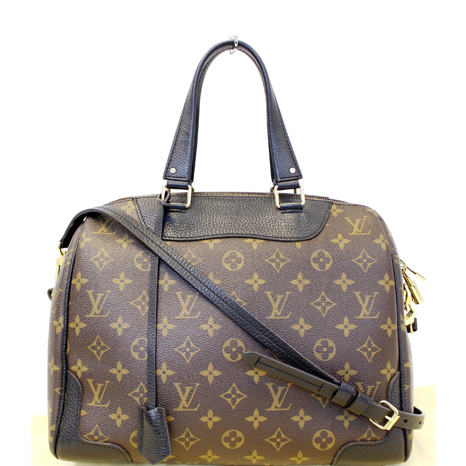 LOUIS VUITTON Retiro NM Monogram Canvas Shoulder Bag Noir-US