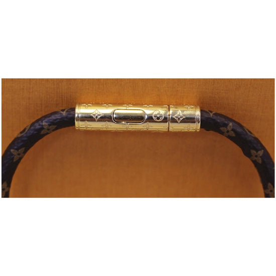 Daily confidential leather bracelet Louis Vuitton Multicolour in