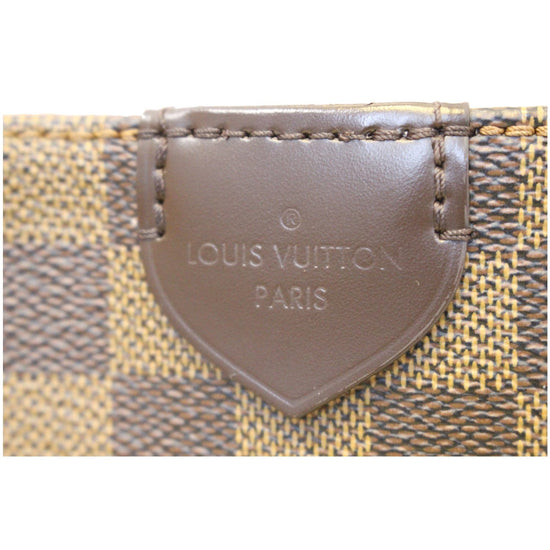 LOUIS VUITTON Caissa Damier Ebene Rose Ballerine Hobo Bag-US