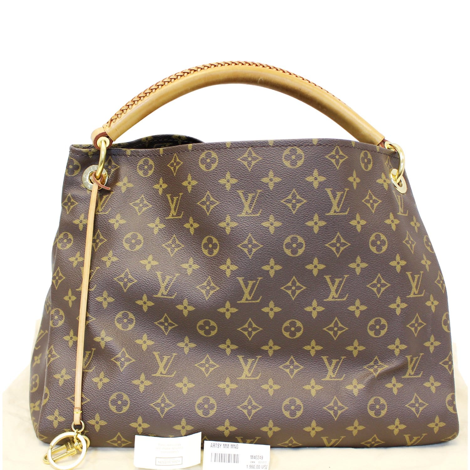 LOUIS VUITTON Artsy MM Womens shoulder bag M40249 monogram Cloth