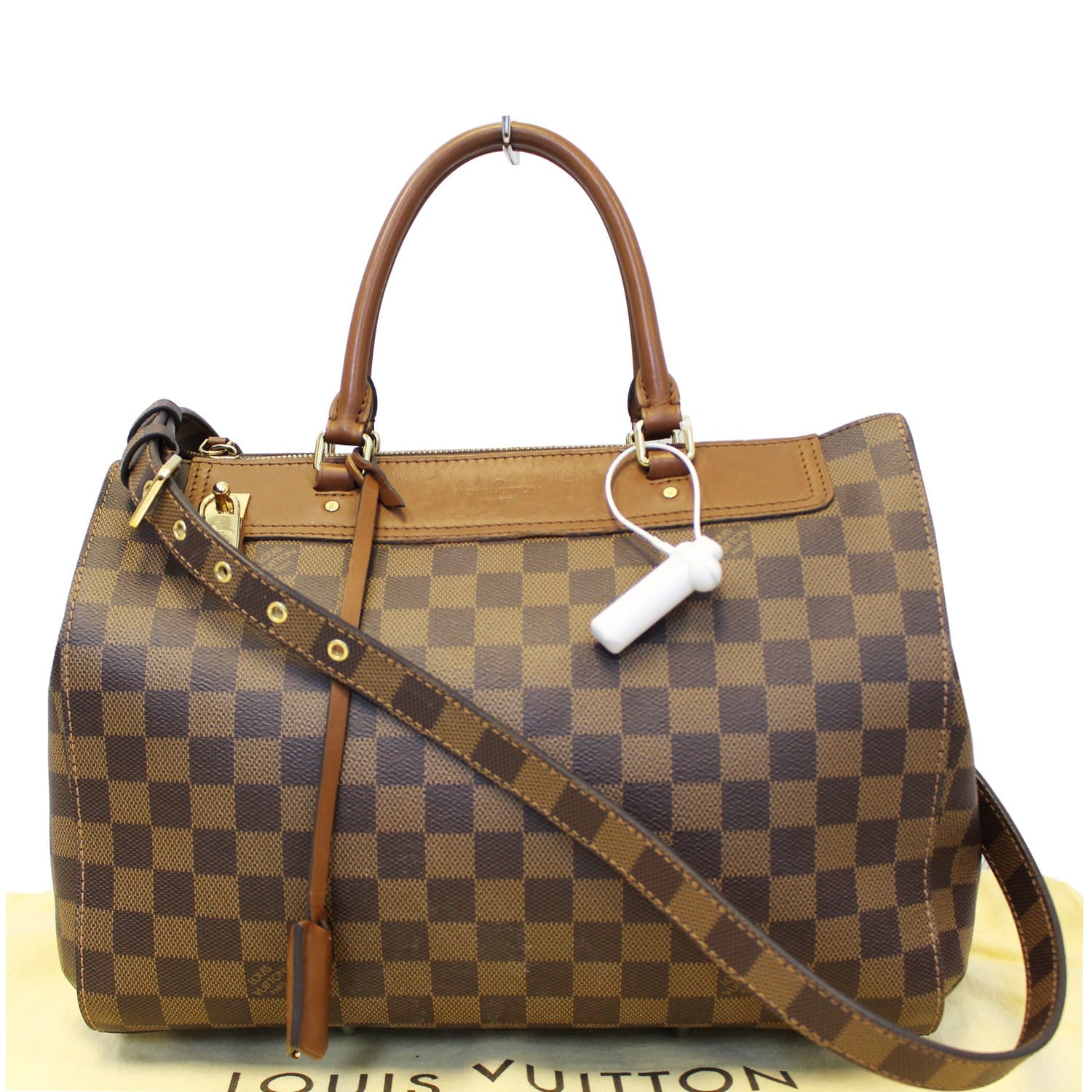 LOUIS VUITTON Greenwich Damier Ebene Shoulder Handbag-US