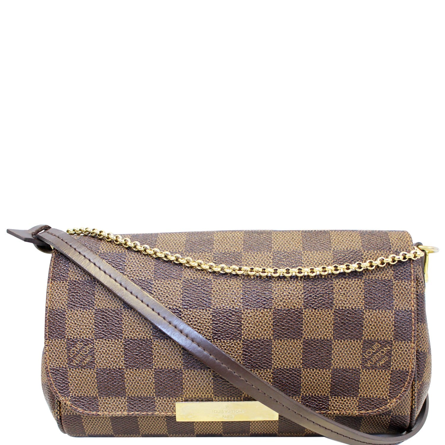 Authentic LOUIS VUITTON Damier Azur Messenger Bag Crossbody Bag