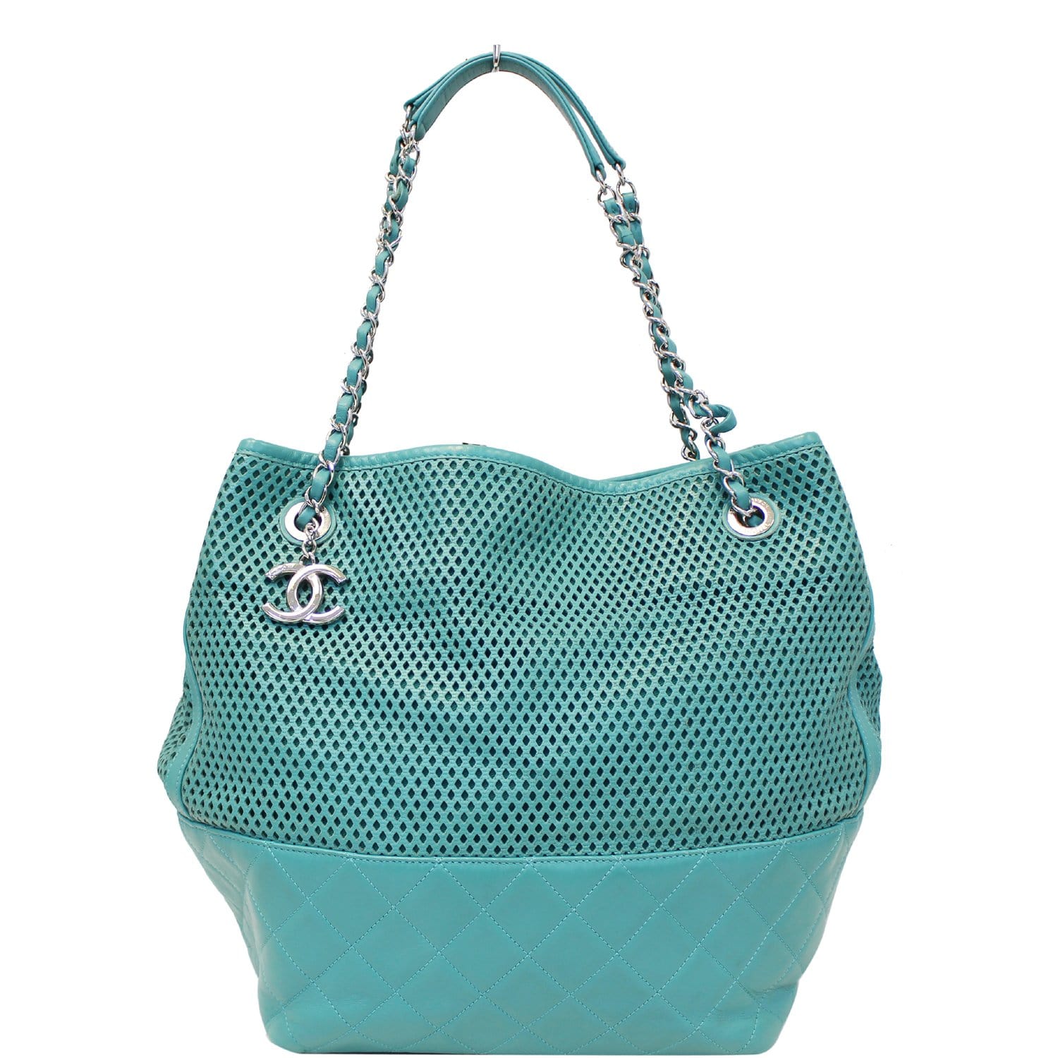 Chanel Perforated Calfskin Up In The Air Large Tote (SHF-16213