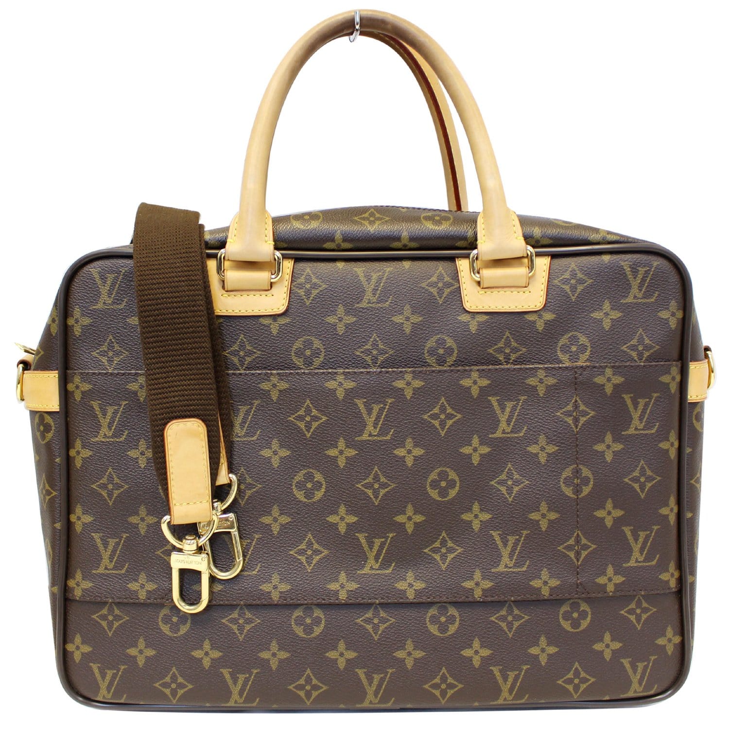 LOUIS VUITTON Icare Monogram Canvas Laptop Bag Brown-US