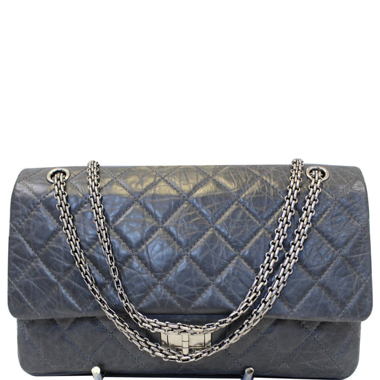 CHANEL 2.55 Reissue Mademoiselle Lock Calfskin Leather Shoulder Bag-US