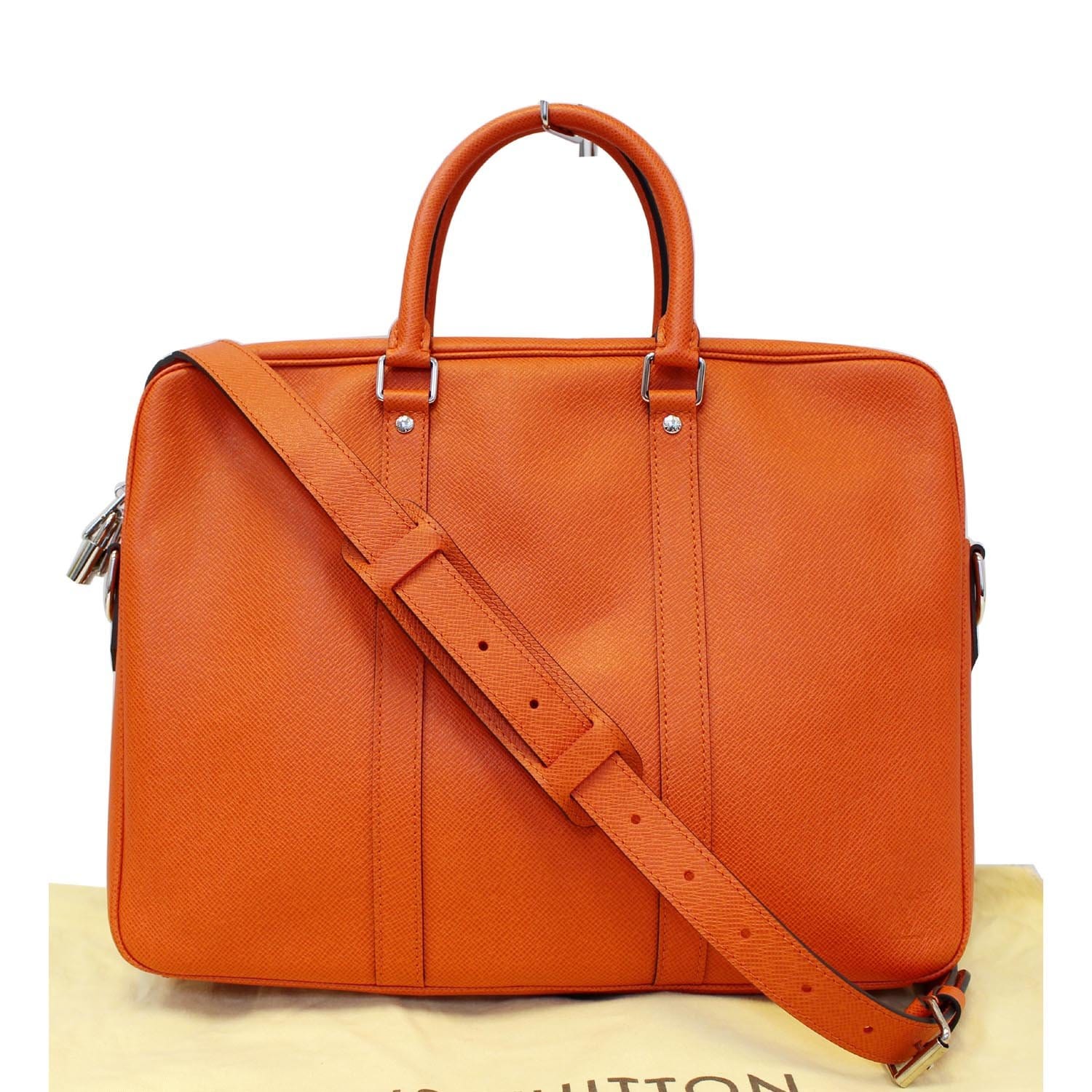 Louis Vuitton Orange Storage Slider Box, Bag & Information Slip with  Envelope