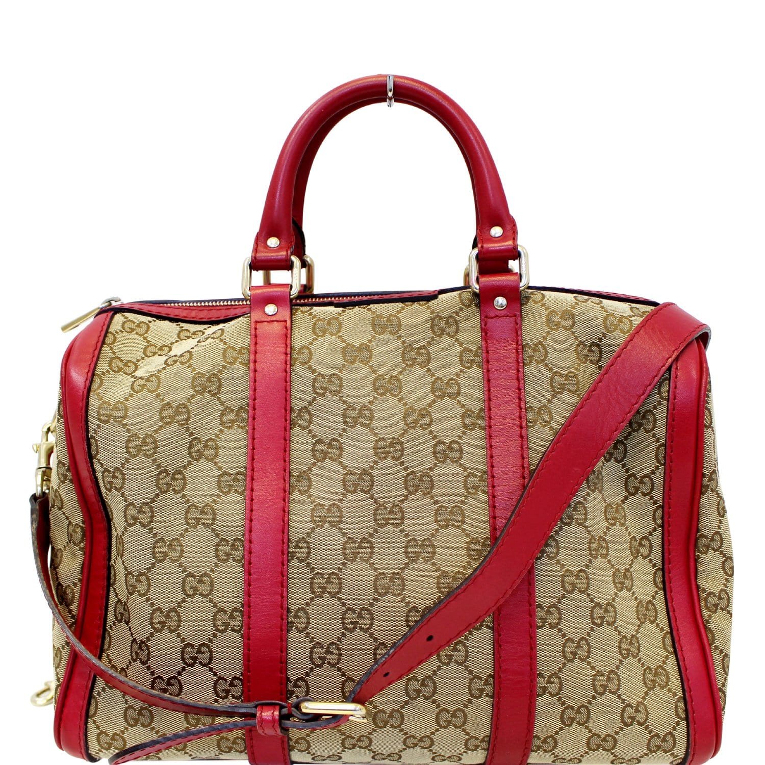 Gucci GG Canvas Boston Bag (SHG-27267) – LuxeDH