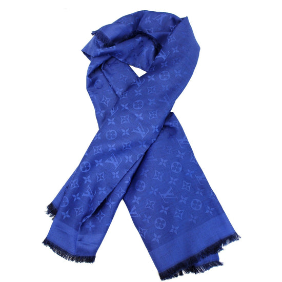 Louis Vuitton Blue Monogram Watercolor Cotton And Silk Bandana Scarf Louis  Vuitton | The Luxury Closet