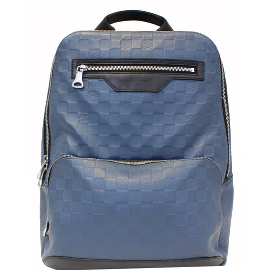 Authentic Louis Vuitton Avenue Infini Leather Damier Navy Blue Backpack