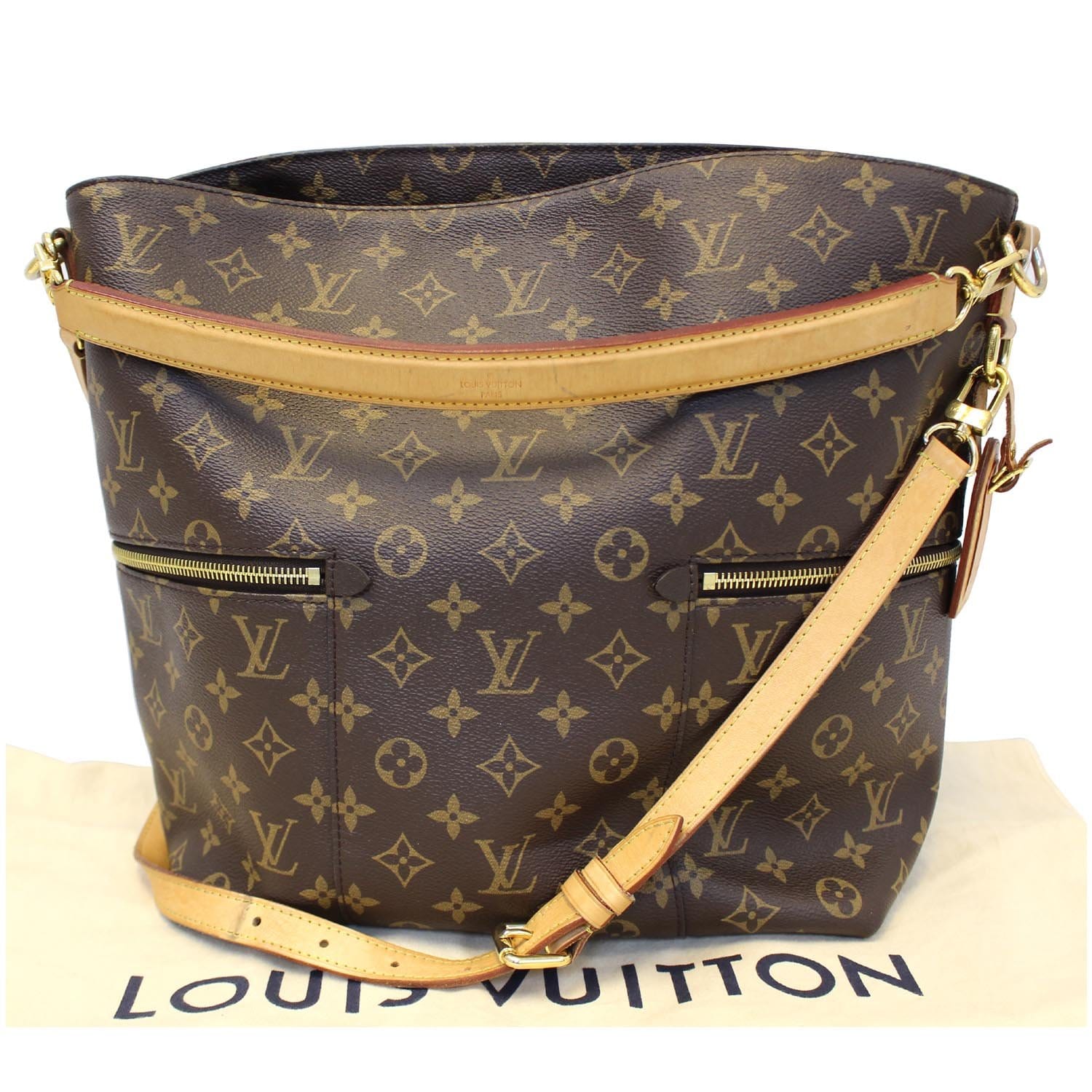 LOUIS VUITTON Melie Monogram Canvas Hobo Shoulder Bag-US