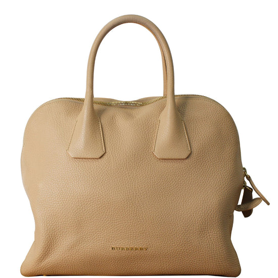 Burberry Greenwood Bowling Bag Grainy Leather Small at 1stDibs