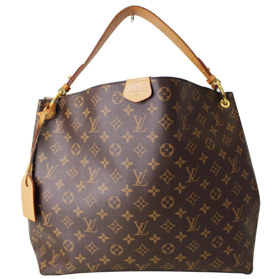 Louis Vuitton Tote Graceful Monogram MM Brown in Coated Canvas/Leather with  Brass - US