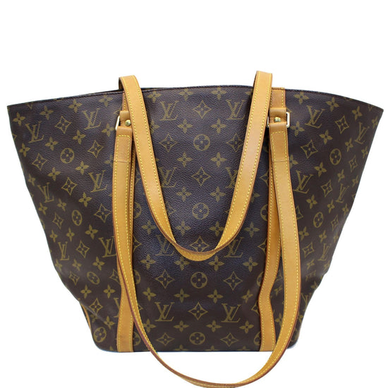 Shop for Louis Vuitton Monogram Canvas Leather Sac Shopping Tote Bag -  Shipped from USA