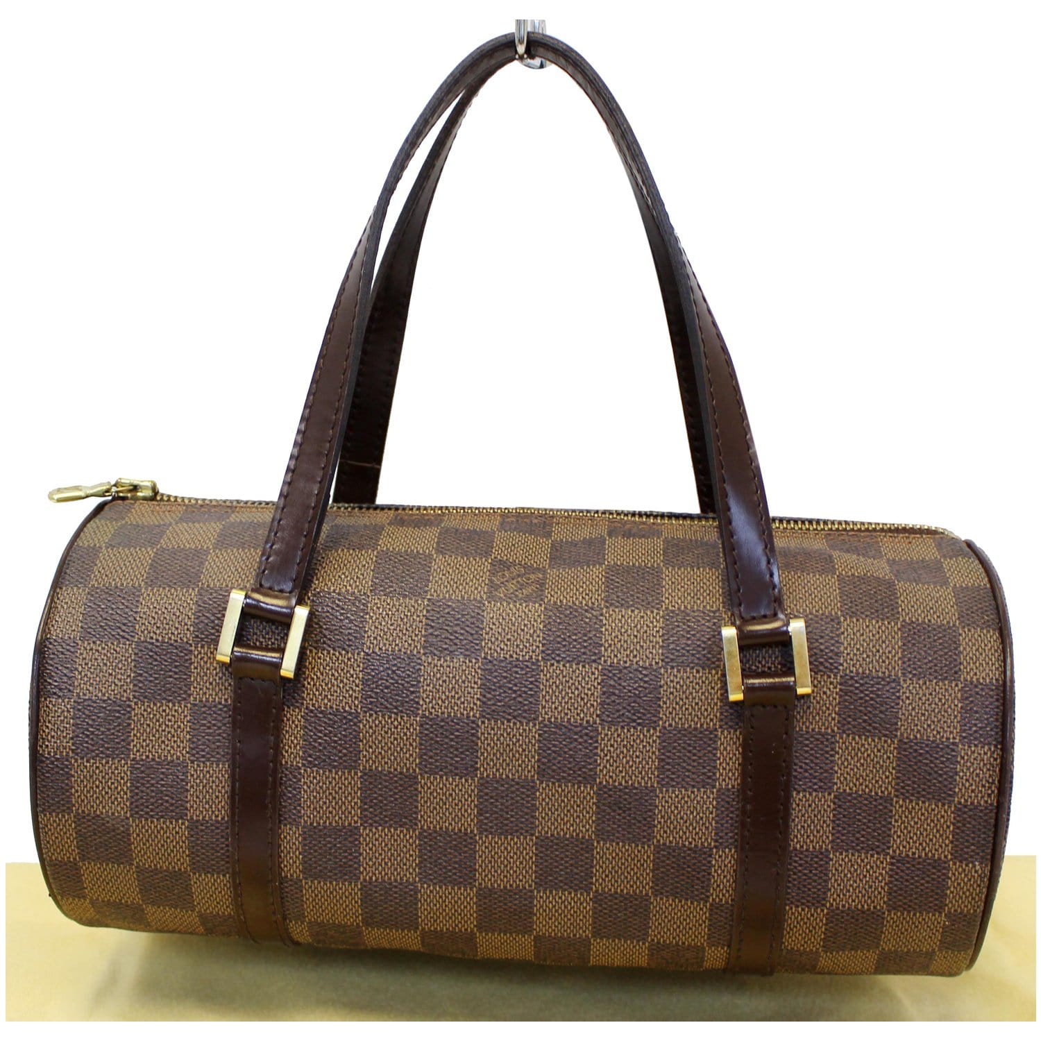 LOUIS VUITTON Papillon 30 Damier Ebene Shoulder Handbag Brown-US