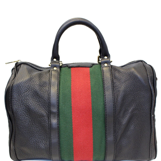 Bags, Medium Size Gucci Boston Bag In Black