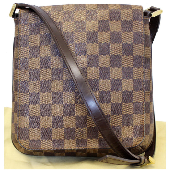 Louis Vuitton 2003 Pre-owned Damier Ebène Musette Salsa Crossbody Bag - Brown