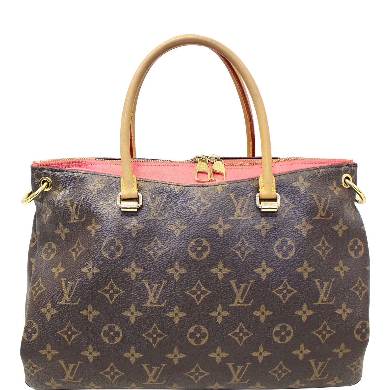 LOUIS VUITTON Nano Pallas Monogram Canvas Shoulder Crossbody Bag-US