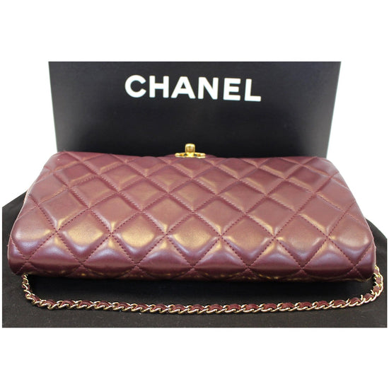 Chanel Large Clutch With Chain (CWC) Flap Bag in Lavender Lambskin