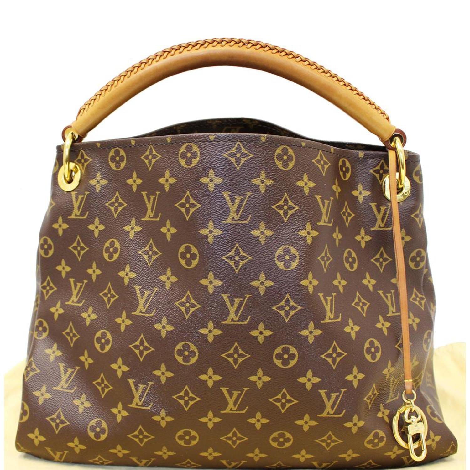 Authentic Louis Vuitton Artsy MM Monogram Canvas Shoulder Bag tote bag