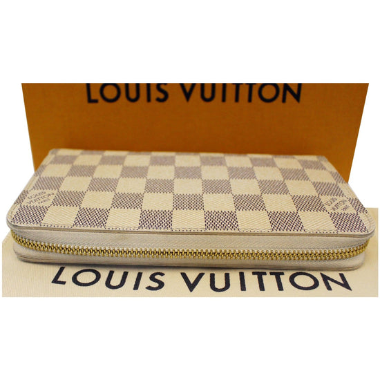 Louis Vuitton Wallet Damier Azur Chain Lock LV PRINT Large Zippy New  LIMITED ED.