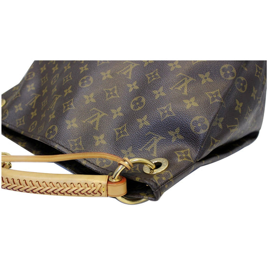 Louis Vuitton Brown Monogram Coated Canvas Artsy mm Gold Hardware, 2021-2022 (Like New), Womens Handbag