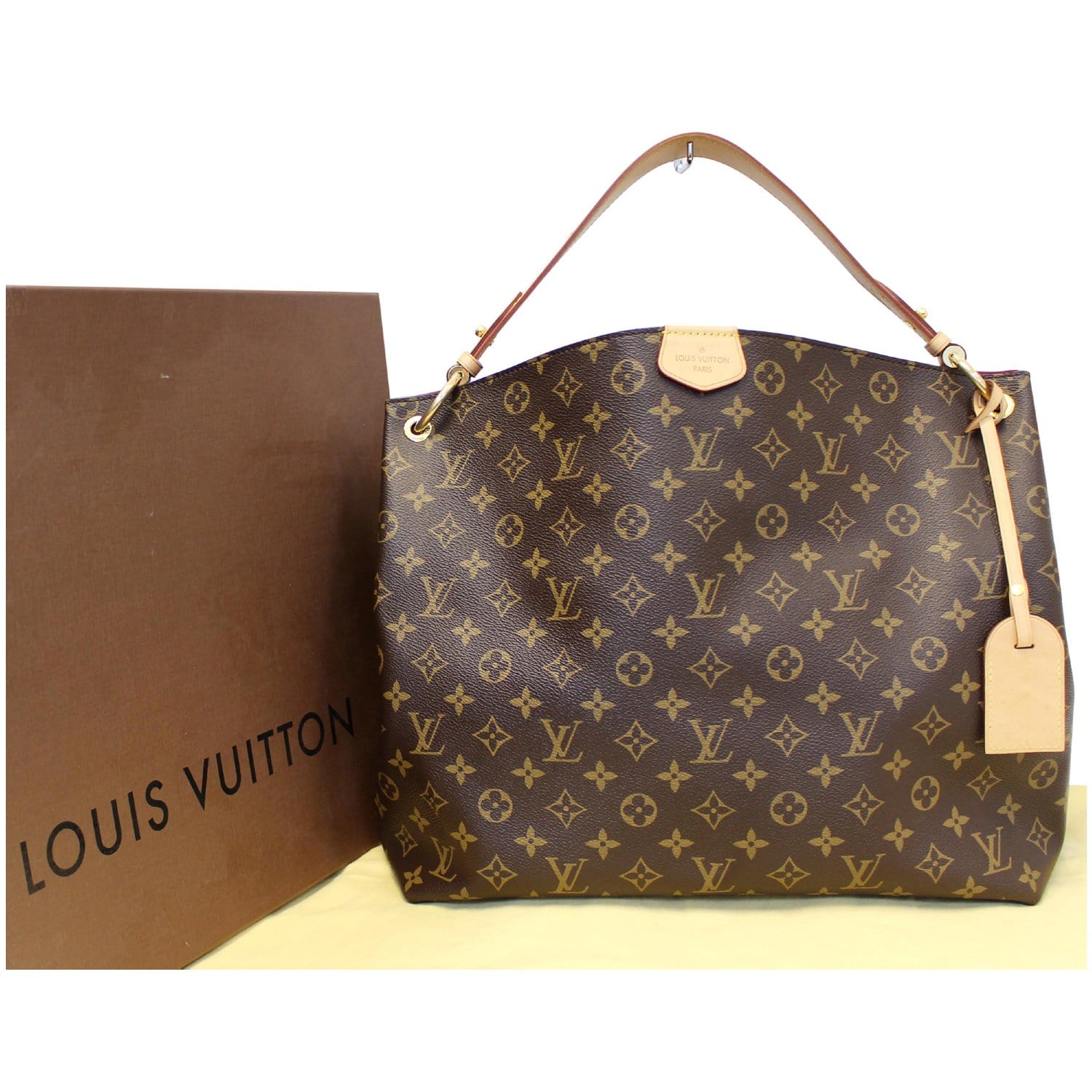 Louis Vuitton Graceful Mm Pivoine Brown Monogram Canvas Hobo Bag -  MyDesignerly