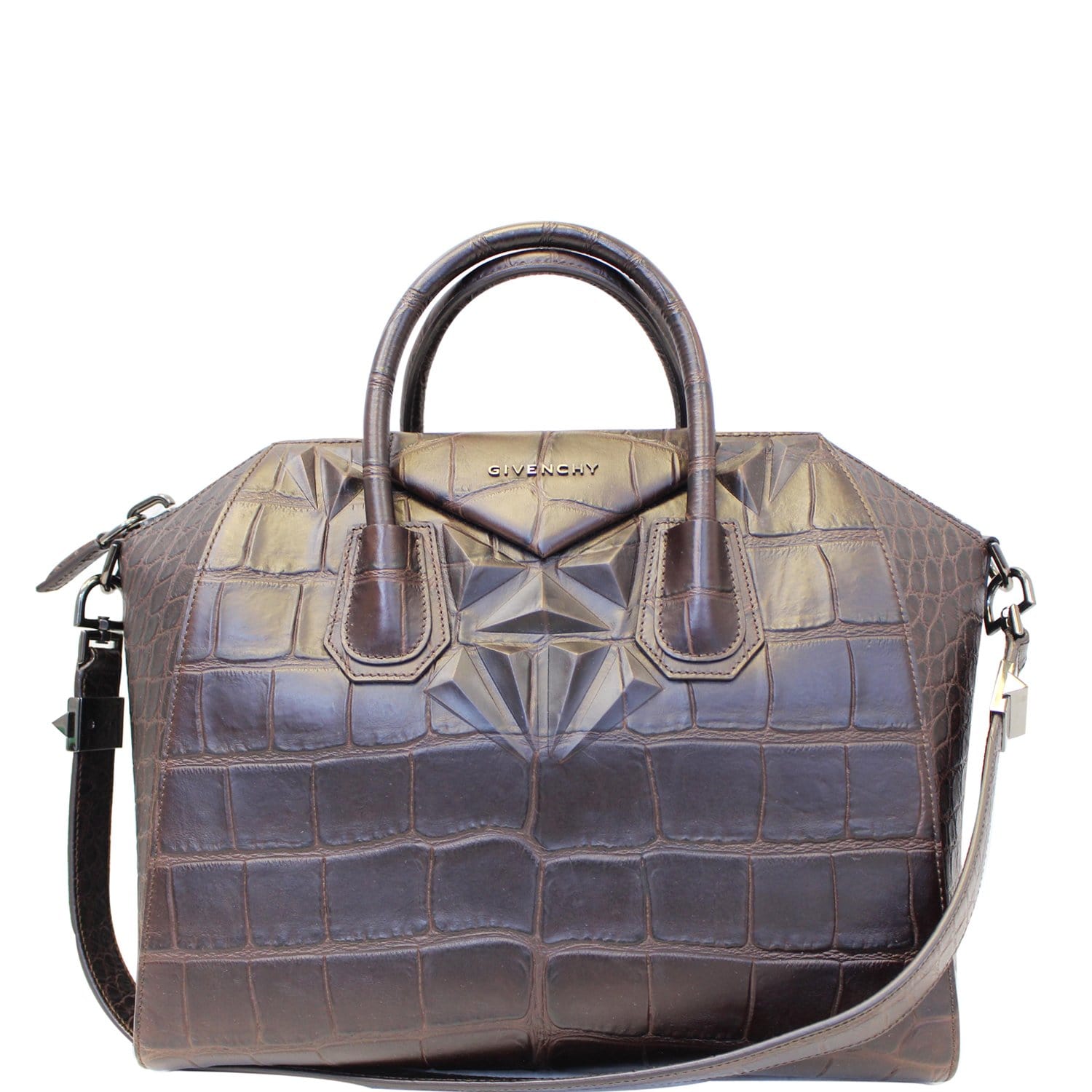 Givenchy Antigona Medium Leather Satchel Bag