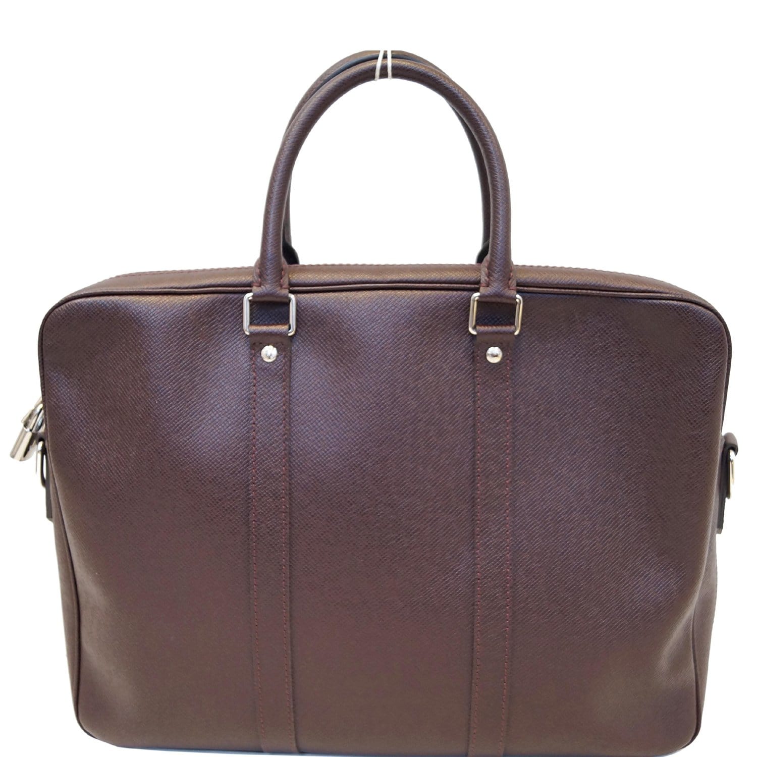 LOUIS VUITTON Porte-Documents Voyage PM Taiga Leather Briefcase