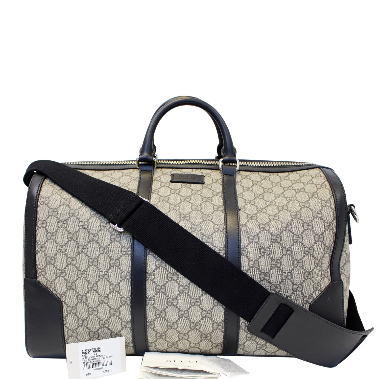 Gucci GG Supreme Duffle Bag - Neutrals Luggage and Travel