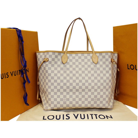 🌸 Louis Vuitton Neverfull GM Monogram Beige Shoulder Bag (SD0169) + Dust  Bag 🌸