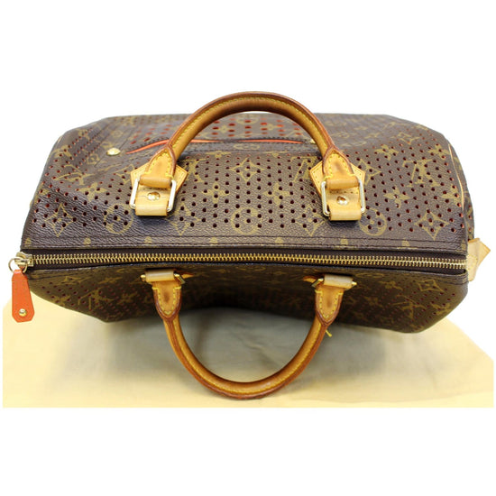 Louis Vuitton Monogram Perforated Speedy 30 - Brown Handle Bags, Handbags -  LOU806201