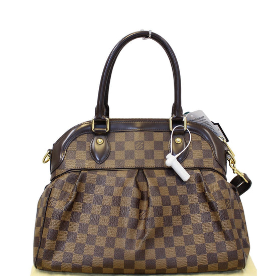 LOUIS VUITTON Trevi PM Damier Ebene Brown Shoulder Bag-US