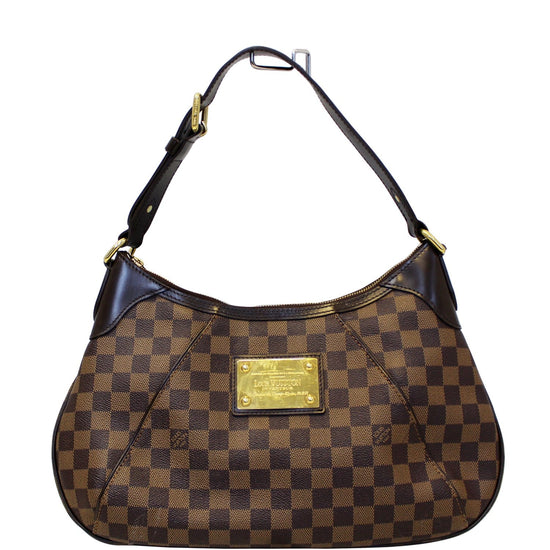 Louis Vuitton 2011 Pre-owned Damier Ebene Thames GM Shoulder Bag - Brown