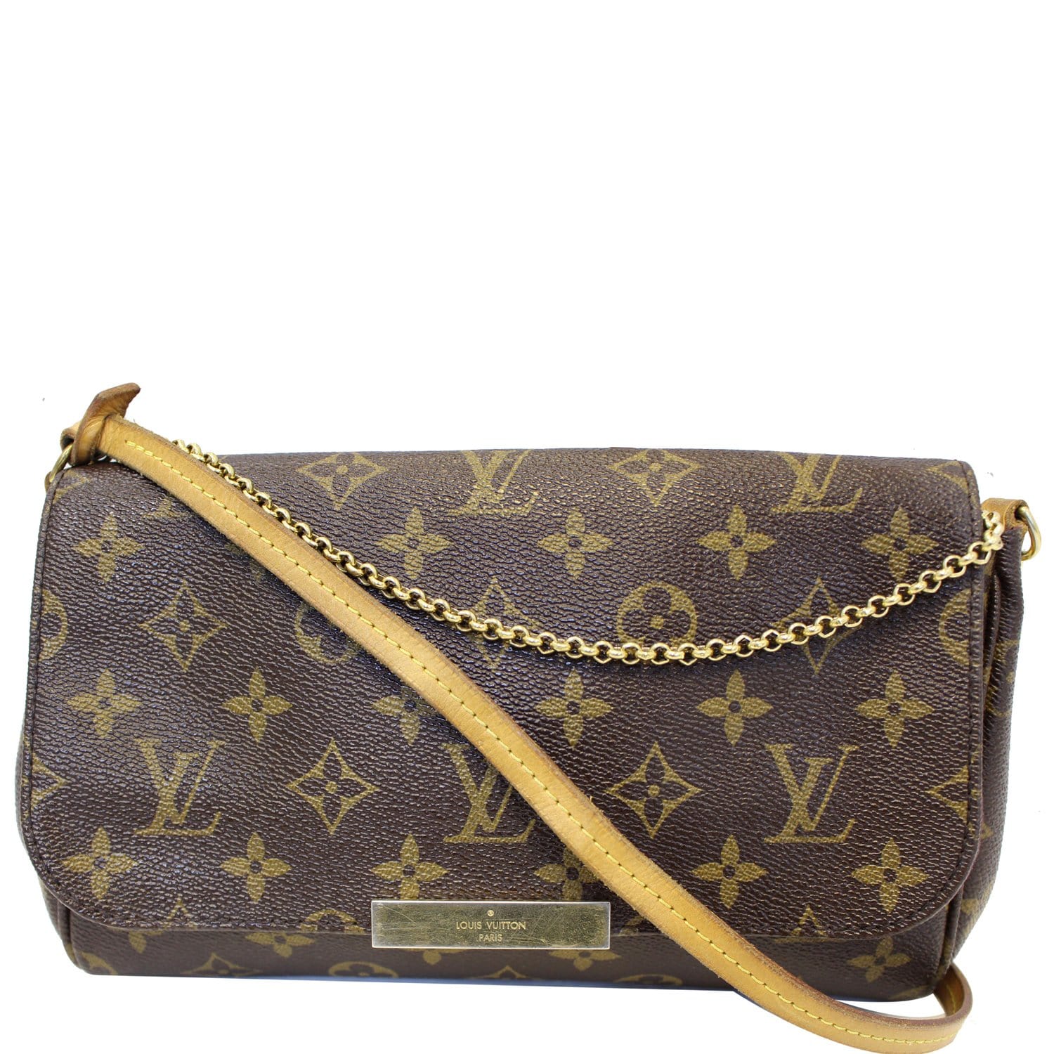 LOUIS VUITTON Favorite MM Monogram Canvas Crossbody Bag Brown-US