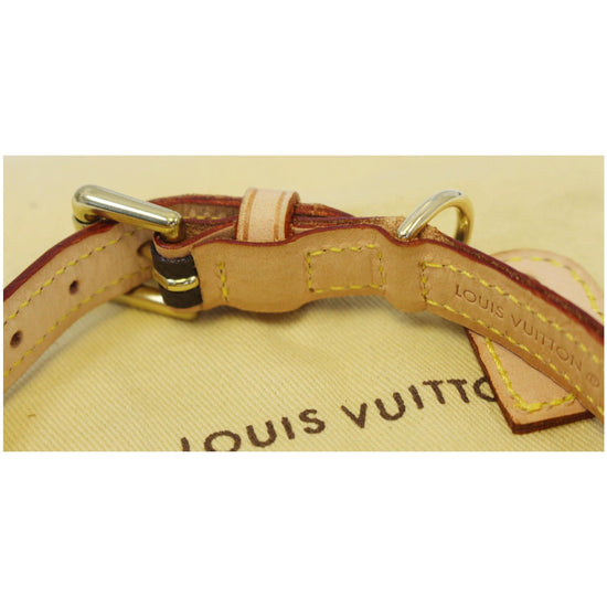 Louis Vuitton Baxter Dog Collar Monogram Bow X Small Brown in Canvas with  Gold-tone - US