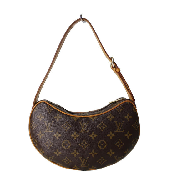 Croissant handbag Louis Vuitton Brown in Plastic - 31536689