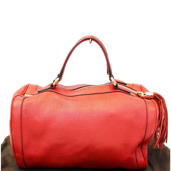 Soho leather handbag Gucci Red in Leather - 24128945